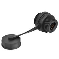 IP67 Waterproof RJ45 Female Connector CAT5 6 Network Cable Socket ConnectorCore