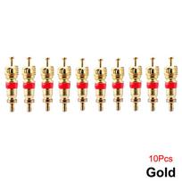 10/20/30 Pcs Schrader Tire Valve Core American/US Valve Stems Core for Most Automotive RV ATV Air Conditioning Replacement Valve Stems 1 10pcs - gold beige