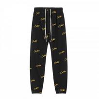 Corteiz Streetwear Raišteliu reguliuojamos sportinės kelnės Vyrams Moterims Laisvo kirpimo Medvilnės ir nailono mišinys Laisvalaikio tiesios kojos kelnės Small black