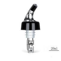 20/30/45ml Automatic Measured Bottle Pourer Quick Shot Spirit Measure Bartender Pourer Whisky Liquid Wine Cocktail Dispenser 20ml black