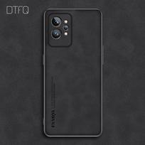 „Realme GT 2 Pro Case“ odinio rašto galinio dangčio „Coque Funda“, skirto realme GT Neo 3 GT2 prabangus odinis dėklas, skirtas realme GT Neo2 realme GT Neo2 juoda