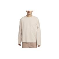 Nike Dri-FIT Tech Pack Solid Color Crew Neck Casual Quick-Dry Long Sleeve T-Shirt Men Tops Sand-Dune FB7820-126 XL white
