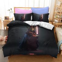 Patalynės komplektas Yoda Meistrų serija Dydis Trys dalys Antklodės užvalkalas AU Single 140x210cm gray