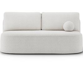 Lilana konvertuojama sofa su daiktų laikymo vieta – modernus baltas dizainas