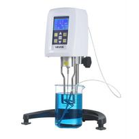 Digital Rotary Viscometer, 10-100,000 mPa.s(cP), ±2% Accuracy, 100-240V Digital Rotational Viscosity Meter with 4 Rotors and Temperature Probe, LCD