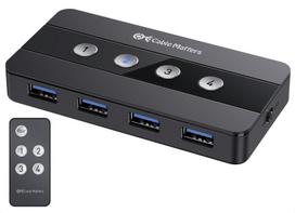 Cable Matters USB 3.0 jungiklis su 4 prievadais 4 kompiuteriams