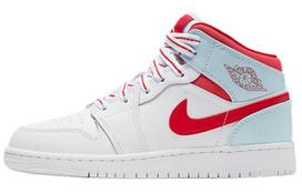 Jordan 1 Mid White Topaz Mist (GS) 36.5 gray
