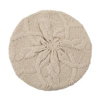 Stretchable French Beret Vintage Knit Beret Casual Artist Beret  Spring Autumn Ladies HeadWear beige