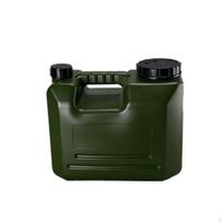 Portable Water Container Compact Jerry Can with Handle Heavy-Duty for Road Trips 10L black