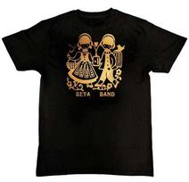 NEW The Beta Band Holding Hands Graphic Mens Unisex T-Shirt L beige