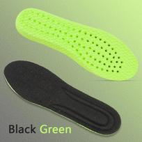 New EVA Sports Insole for Shoes Soft Shock-Absorbing Breathable Deodorant Insoles for Feet Man Women Shoe Sole Running Template EU35-36 green