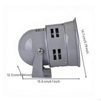 Engine Alarm, Model190, 220V/24V/12V, High Decibel, Electronic Horn Grey MS290 Plastic AC220V Grey MS290 Metal DC24V