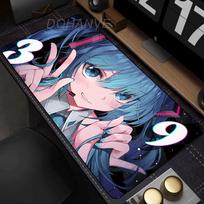 PC Gamer Desk Mat Large Gaming Mouse Pad Hatsune Miku Mousepad Office Game Accessories Decoration Mouse Mat E-Sports Playmat 30x60cm