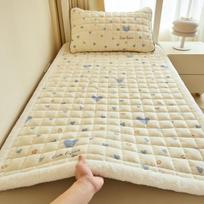 Prabangus pieno aksomo sulankstomas tatami čiužinio pagrindas bendrabučiams ir namams Single Pillowcase 48x74cm beige