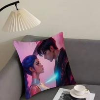 KPop Demonų Medžiotojai Rumi Jinu Pagalvės užvalkalas Coliai Sodybos Dekoras Namų Mesti Pagalvės Užvalkalai Sofos Dekoracijoms 20x20Inch