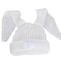 Rabbit Knit Hat Long Ear Hat Skullies Beanie Crochet Knitted Hat Winter Warm balta