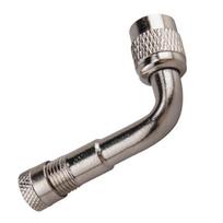 1Pc 45/90/135 Degree Air Tyre Valves for Truck Motorcycle Cycling Accessories Adapter Car Valve Extension Stem Brass gray