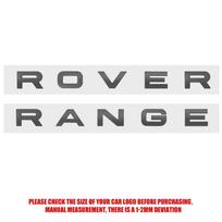 3D ABS Logotipas Range Rover Raidės Automobilio Variklio Dangčio Ženklelis Dangčio Lipdukas Range Rover Sport L320 L322 Evoque Velar Priedams white