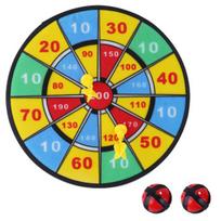 Target Dart Safe Soft Flocking Dartboard Children Kids Indoor Sports Game Toy gray