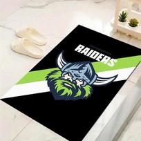 Canberra Raiders Carpet Rug for Living Room Bedroom Home Sofa Decoration, Kids play Non-slip Floor Mat 40x60cm( 15x23in ) white