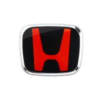 Car Steering Wheel Emblem H-Sticker For Honda Civic Accord Crider City XRV CRV HRV Inspire Fit Odyssey Interior Modification OC3 black
