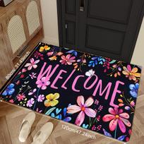 1Pcs Anti Fatigue Kitchen Rugs, Entry Area Print Waterproof Non-Slip Thick Cushioned Mat Comfort Standing Mat 40*60cm pink
