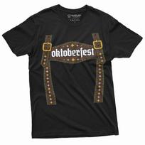 Vyriški Oktoberfest marškinėliai Alaus festivalio marškiniai Alaus gėrimo vakarėlio marškinėliai vyrams 2XL brown