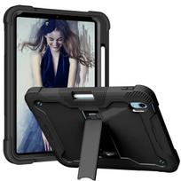 For IPad 11 11th A16 10 10th Gen Pro Air 11 M2 M3 Case Kids Stand Cover for IPad Mini 6 Air 4 5 6 10.9 ipad Air 11 2025 M3 juoda