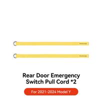 YZ For Tesla Model Y/3/YL Car Door Emergency Handle Extended Manual Door Release Emergency Safety Pull Rope Emergency