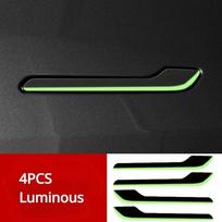 For Tesla Model Y/Y Juniper YL Model 3/3 Highland 4Pcs Styling Premium Durable Car Luminous Door Handle Cover Protector Sticker
