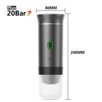 Xiaomi Xiaomi Wireless Electric Portable Espresso Coffee Machine for Car & Home Camping Coffee Maker 3-in-1 Capsule Powder Travel Coffee Maker gray