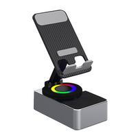 Lift And Rotate 3--1 Cell Phone Stand Lazy Speaker One Size