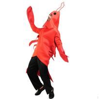 Adult Lobster Roleplay Costume Set for Cabaret Shows Funny red