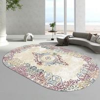 Ovalus kilimas svetainei, kilimas po sofa, kilimėlis studijai, kilimėlis po kavos staliuku, namų kambario kilimėlis, kilimėlis prie lovos miegamajame 140 * 200cm