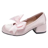 Round Toe Thick Sole JK Lolita Mary Jane Cute Women Pumps Bow Sweet Simple Comfortable Versatile Casual Loafers Single Shoes 35 rožinė
