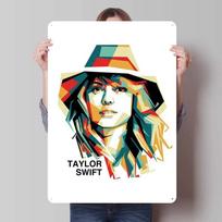 T-Taylor Swift Metaliniai ženklai Roko muzikos plakatai Sienų tapybos menas Retro skardos ženklas Sienų meno dekoravimui Vintažiniai namų dekoro elementai 7.9x11.8In(20x30cm)