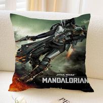 The-M-Mandalorian Season 3 Movie Pillow Cover Design cushion Cover decor Holiday Decorati 12x12Inch black