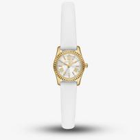 Michael Kors MK4900 Micro Lexington White Strap Ladies Watch 13 balta