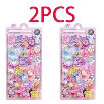 Šviečiantys mieli Sanrio 3D reljefiniai lipdukai Kawaii mergaitėms Kuromi Cinnamoroll My Melody kristaliniai lipdukai Vaikų dekoravimo lipdukų rinkiniai