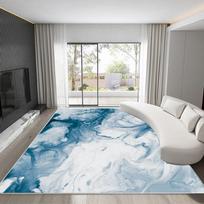 Luxury Marble Carpets for Living Room Gold Home Decor Washable Floor Mat Tapis 60x90cm gray