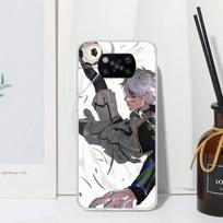 Blue Lock Nagi Seishiro Phone Case For Xiaomi Poco X7 X6 X5 M7 M8 Pro F7 Ultra Redmi 15C 15 13C 13 12C 12 10 10C 10A Art Fundas Redmi 10 gray