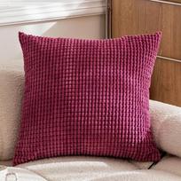 Corduroy Big Corn Kernel Plush Cushion Cover Sofa Pillow Cover Home Bed Decoration funda cojin 30x50/40x40/45x45cm 30x50cm black