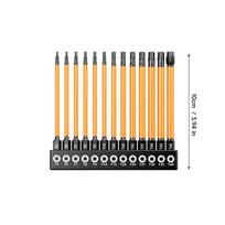 75/100/150mm Magnetiniai Torx Atsuktuvų Antgaliai Stiprus Magnetizmas S2 Lydinio Plienas Prailginimo Kotas Antgalis Atsuktuvas Elektrinis Gręžimo Rinkinys