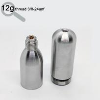Įkraunamas CO2 balionėlis 12g 16g CO2 kasetės Užpildymas CO2 pripūtiklis dviračio padangoms Alaus gamybos įranga Su sriegiu Be sriegio 12g thread