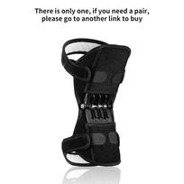 2/1PCS Knee Protection Booster Power Support Knee Pads Powerful Rebound Spring Force Sports Reduces Soreness Cold Leg Protection 1pcs kaip parodyta spalva