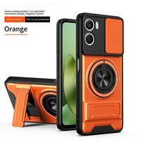 Armor Funda For Motorola G06 4G Case Slide Camera Lens Protector  Back Cover For Moto G06 Power 4G Car Magnetic Ring Stand Cover Motorola Moto G06 Power