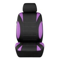 Protector Waterproof Car Seat Covers PU Leather Racing Style Seat Cushion Universal Fit All-Season Auto Seat Covers Van black