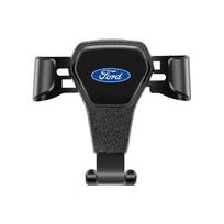 Gravitacinis automobilio telefono laikiklis Oro ventiliacijos GPS stovas Priedai Ford F150 Ranger Fiesta Focus Transit Mustang Mondeo MK2 MK Ecosport black