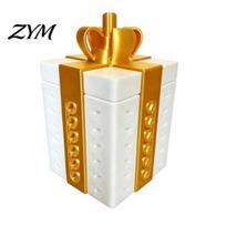 Reusable Tricky Gift Container Annoying Prank Puzzle Box, 3D Printed Cash & Card Money Holder for Holder, Hilarious Challenge Funny Surprise Birthday auksinė