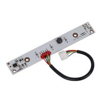 Priekinio LED įspėjamojo žibinto surinkimas Kukirin G4 elektriniam paspirtukui Priekinio žibinto keitimo priedai gray